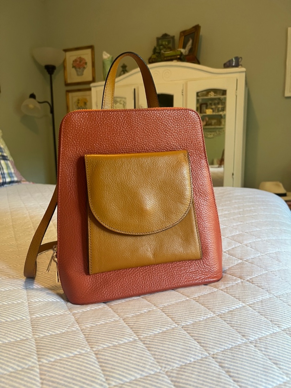 Divina Firenze Italian Leather Backpack